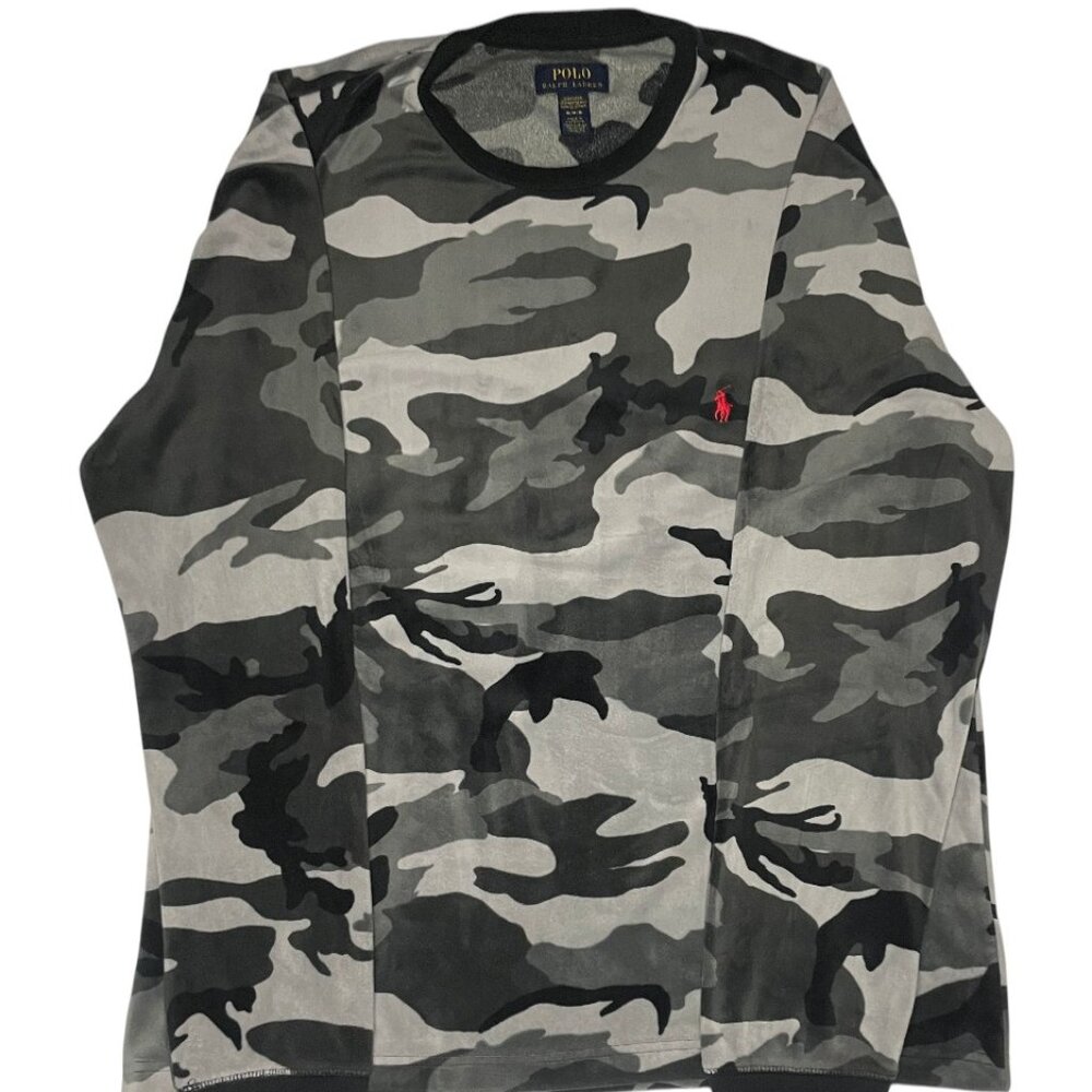 Gray Ralph Lauren sleepwear top